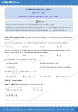 Đề thi giữa kì 2 Toán 6 - Đề số 3 - Chân trời sáng tạo
